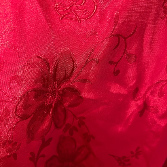 Oscar de la Renta Pink Label Red Chemise Size XL - Picture 6 of 6